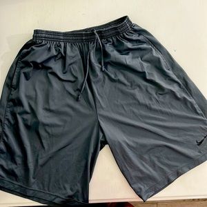 Grey Nike basketball shorts. Men’s Size large.